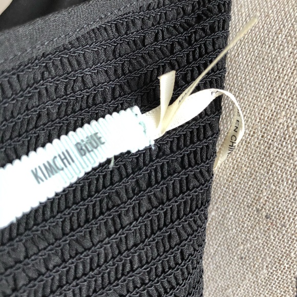 Kimchi Blue black ruffle hem shift dress small - Picture 7 of 7